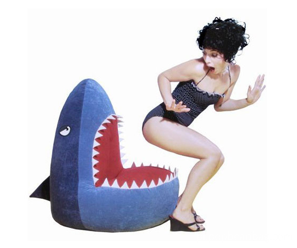 Shark bean bag