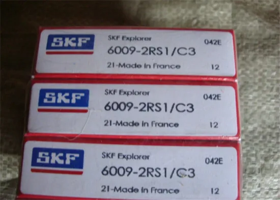 6009-2rs1 C3 Single Row Deep Groove Ball Bearing  With Snap Ring Groove For Machine Tools