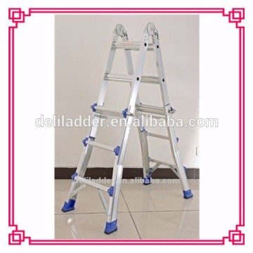 Non-slip competitive price extension ladder aluminum ladder double side