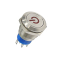 UL IK10 Waterproof LED Light Push Button Switch