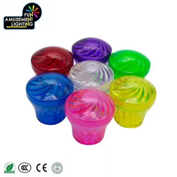 China Wholesale Amusement Facilities Pixel Light Pink E10 45mm Cabochon LED Lamp