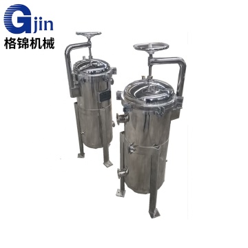 stainless steel multi core cartridge filter housing for water purification