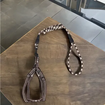 New Pet Products Solid Nylon Collars Dog Leashes