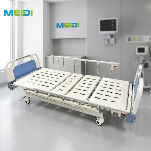 3 cranks height adjustment medical bed