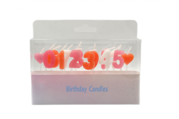CANDLE OF NUMBERS 6