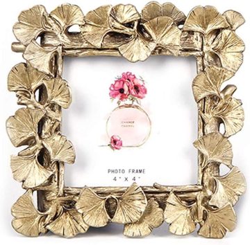 Vintage Resin Gold 4 Inch Photo Frames in Bulk