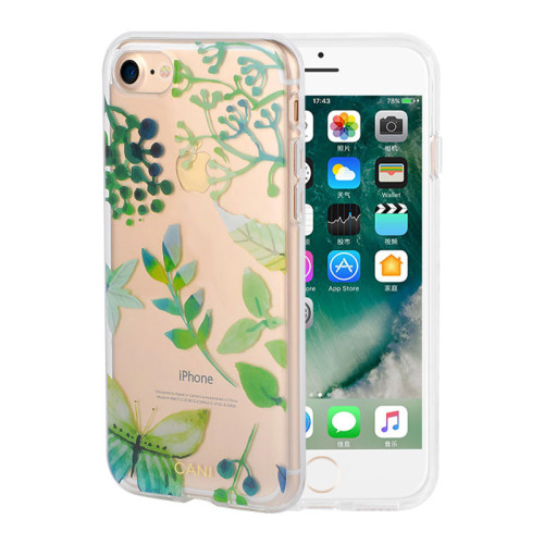 Grass and Butterfly IML TPU iPhone8 Plus Case
