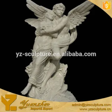 Famous White Marble Angel Garden Sculpture for garden decoration
