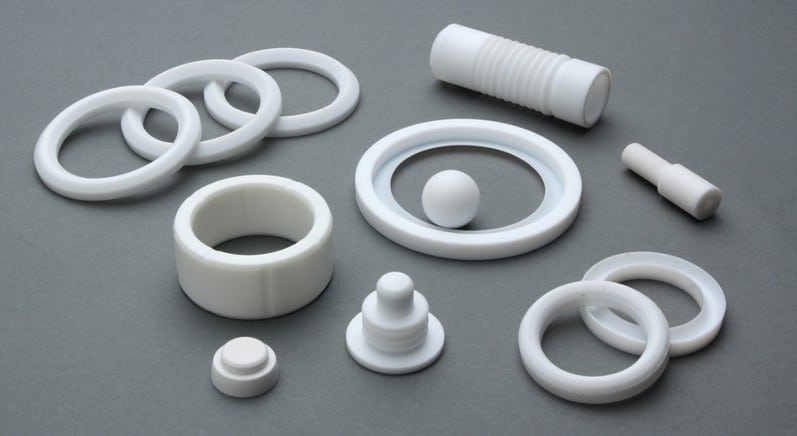 molded ptfe  tube parts