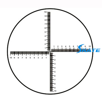 CAT913 Cross 100 * 4 Grid Scale Value 0.1 Micrometer Reticle Search