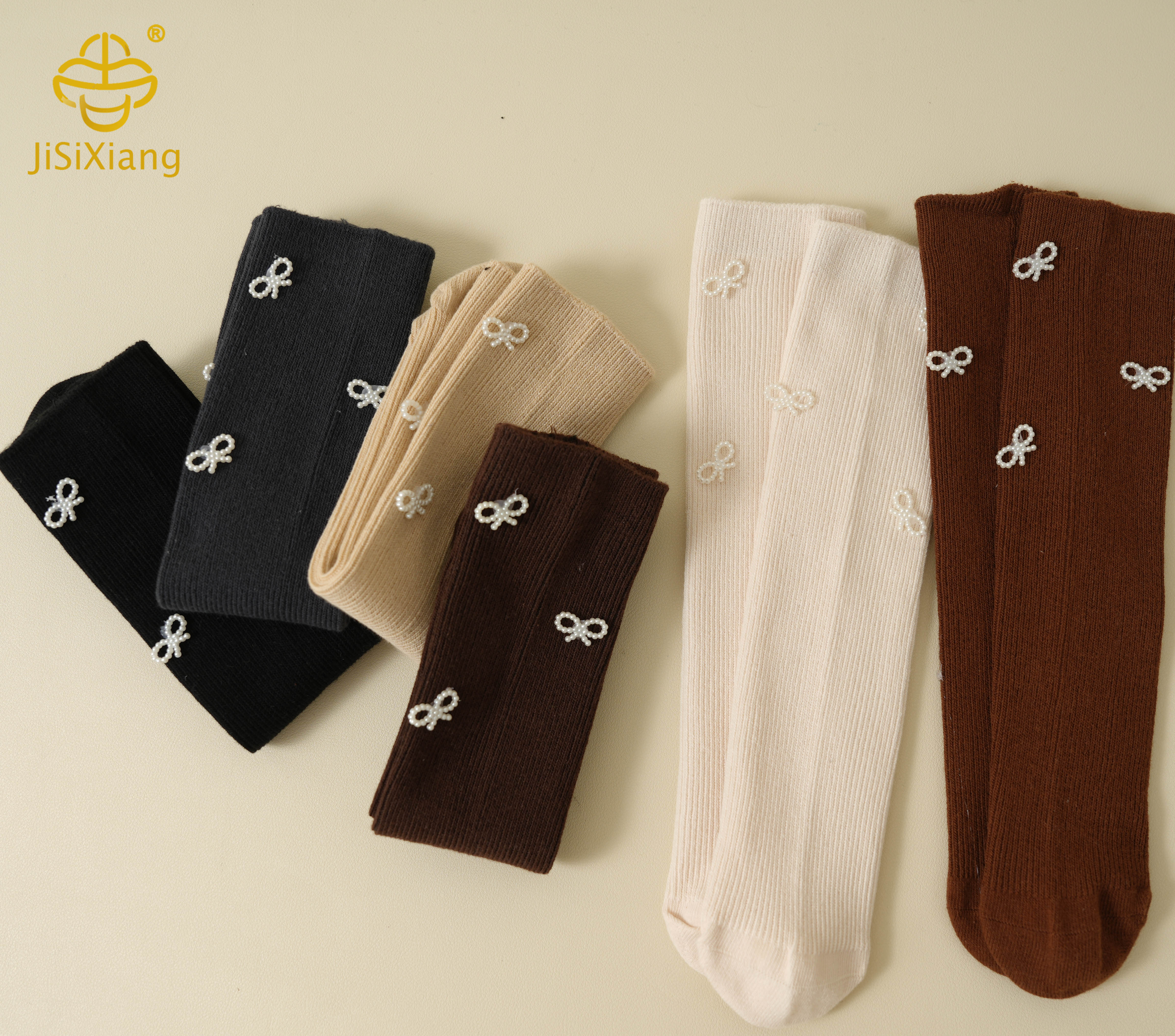 Cute Pearl Princess Wind Pile Sock