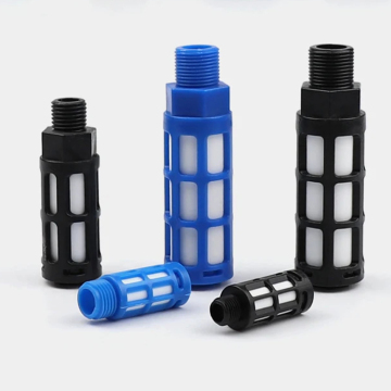 Plastic luchtschilderuitlaatdemperfilter - Ruisabsorberende pneumatische connector