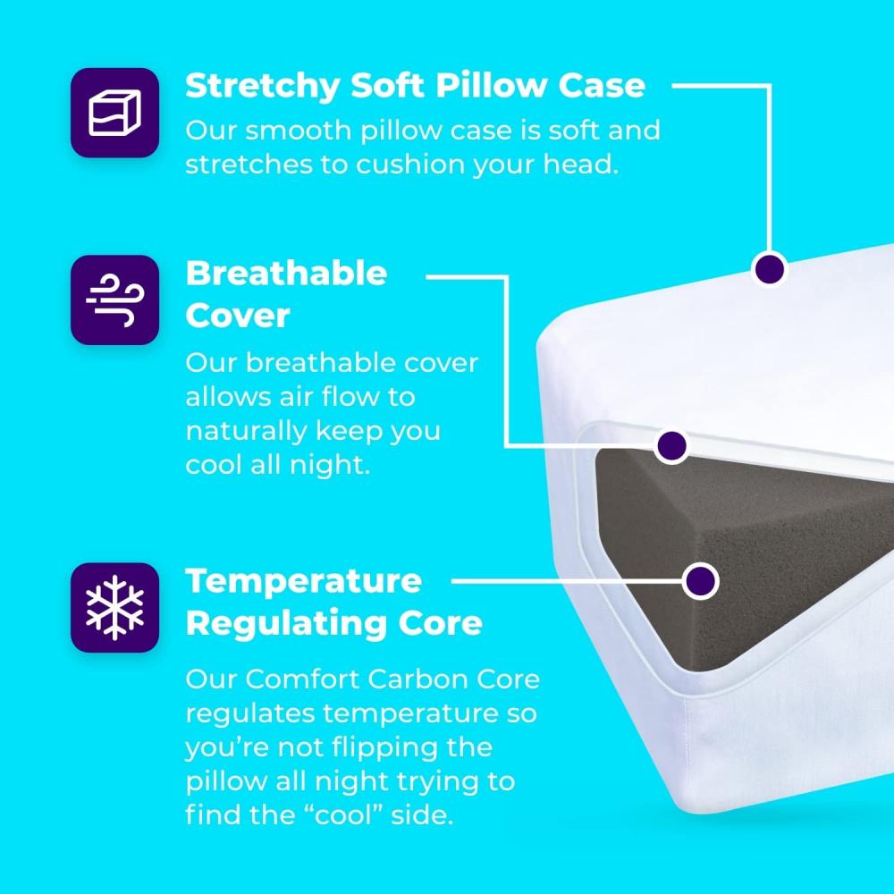 Carbon Memory Foam Pillow443 Jpg