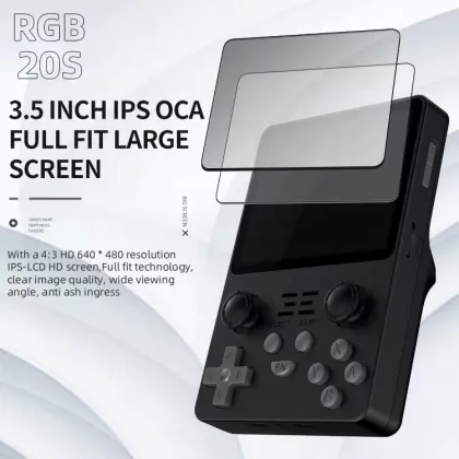 GB20S Open Source Handheld Game Player: Upgrade Version with HD IPS Display - Nostalgic PSP Video Game Console
