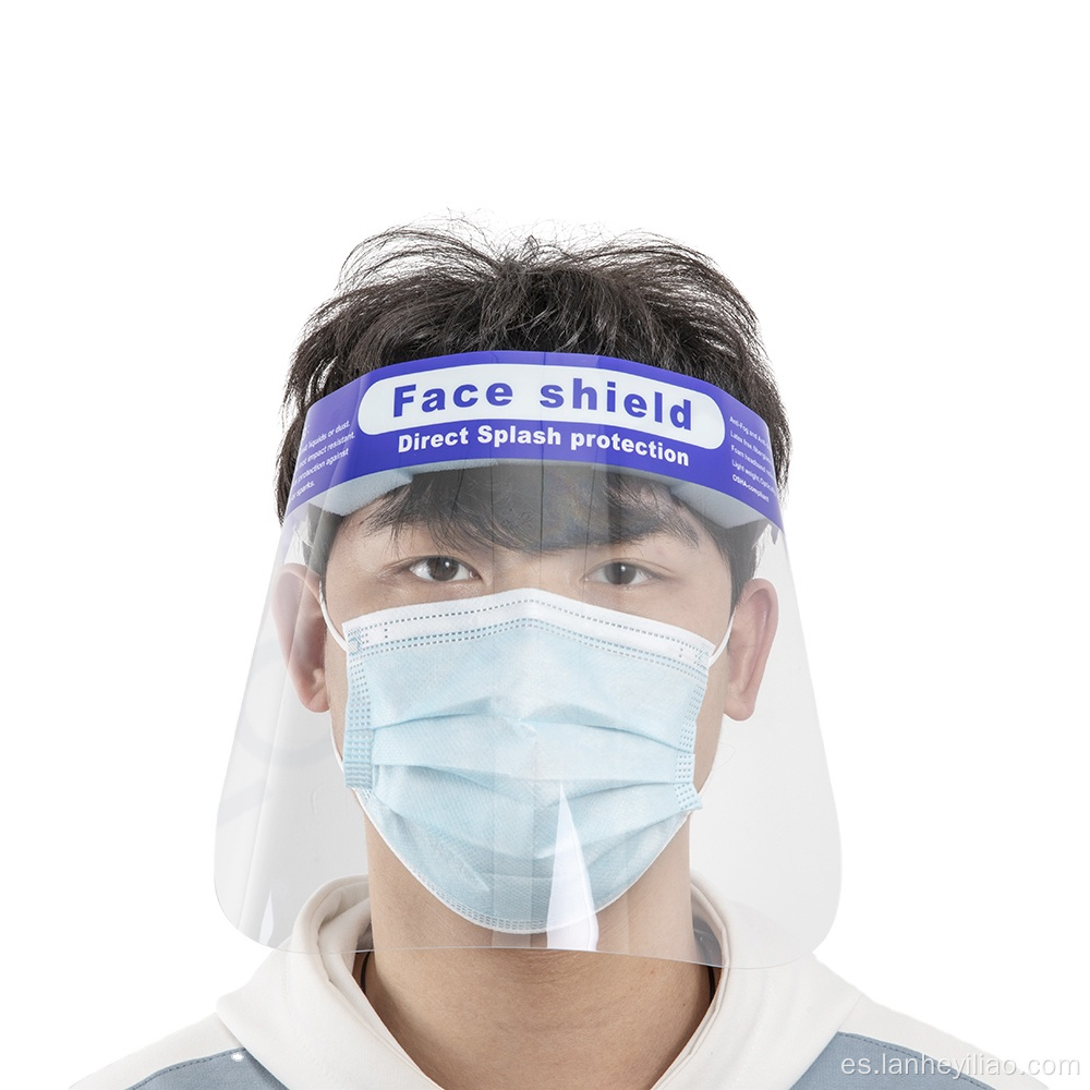 Escudo de cara anti-fog con espuma