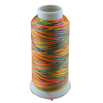 500D 3 high tenacity polyester sewing thread colors 6# embroidery thread