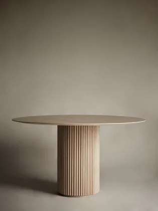 Modern Minimalist Furniture Round Solid Wood Dining Table