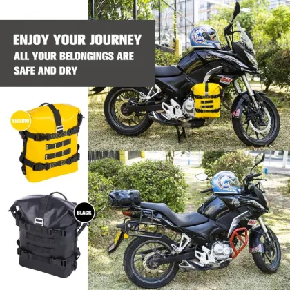 Durable Waterproof Motorcycle Trunk Bag - Moto Tail Bag for Rear Seat