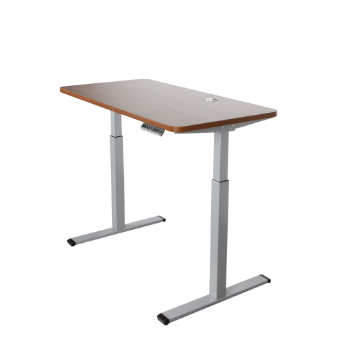 Ergonomischer Dual Motor Sit Stand Steh Verstellbarer Schreibtisch