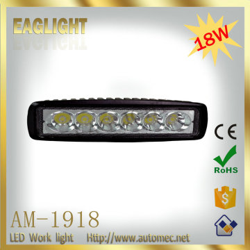 Most Popular Commercial 6000K IP 67 PC 6.3 inch 18w work led light