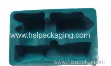 2013 Factory Price Wholesale Ps Plastic Blister Flocking Tray 