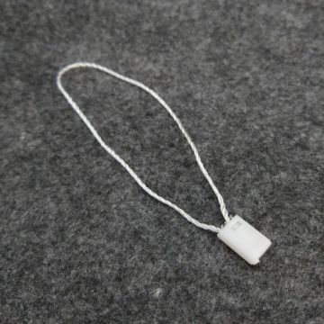 Plastic hang tags with string for clothing provision