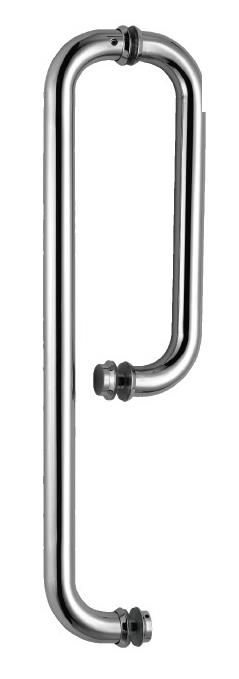 Mango de puerta de acero inoxidable de tipo L para la puerta interior