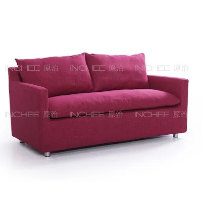 feather and latex office fabric sofa