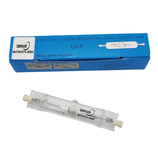 MH70w R7S 4000K Double Ended Metal Halide Lamp 118mm Neutral Platinum