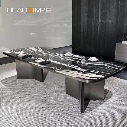 Marble Top Dining Table Set