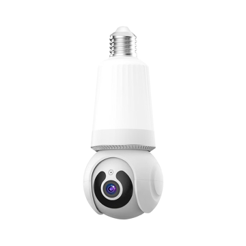 5G WiFi Bulb Camera: 3MP Full Color Night Vision & Human Detection CCTV