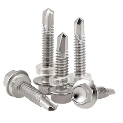 100mm Wood Screws, Helicoidal Feed Screw Lock Barrel Bolt Set for Toilet Doors