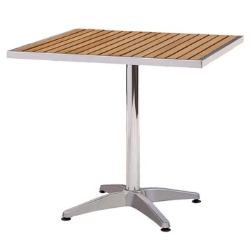 SP-AT327 Simple Round Wood Top Outdoor Coffee Table