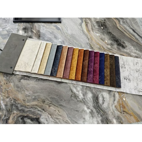 Tissu d'ameublement classique en velours hollandais