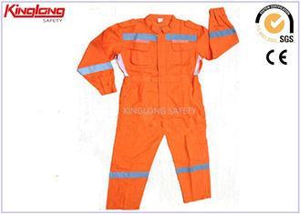 Customized Anti Shrink Plus Size Coverall Uniforms Hi Visib