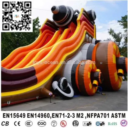 Gaint Shot Inflatable Water Slide/Cannon Inflatable Water Slide