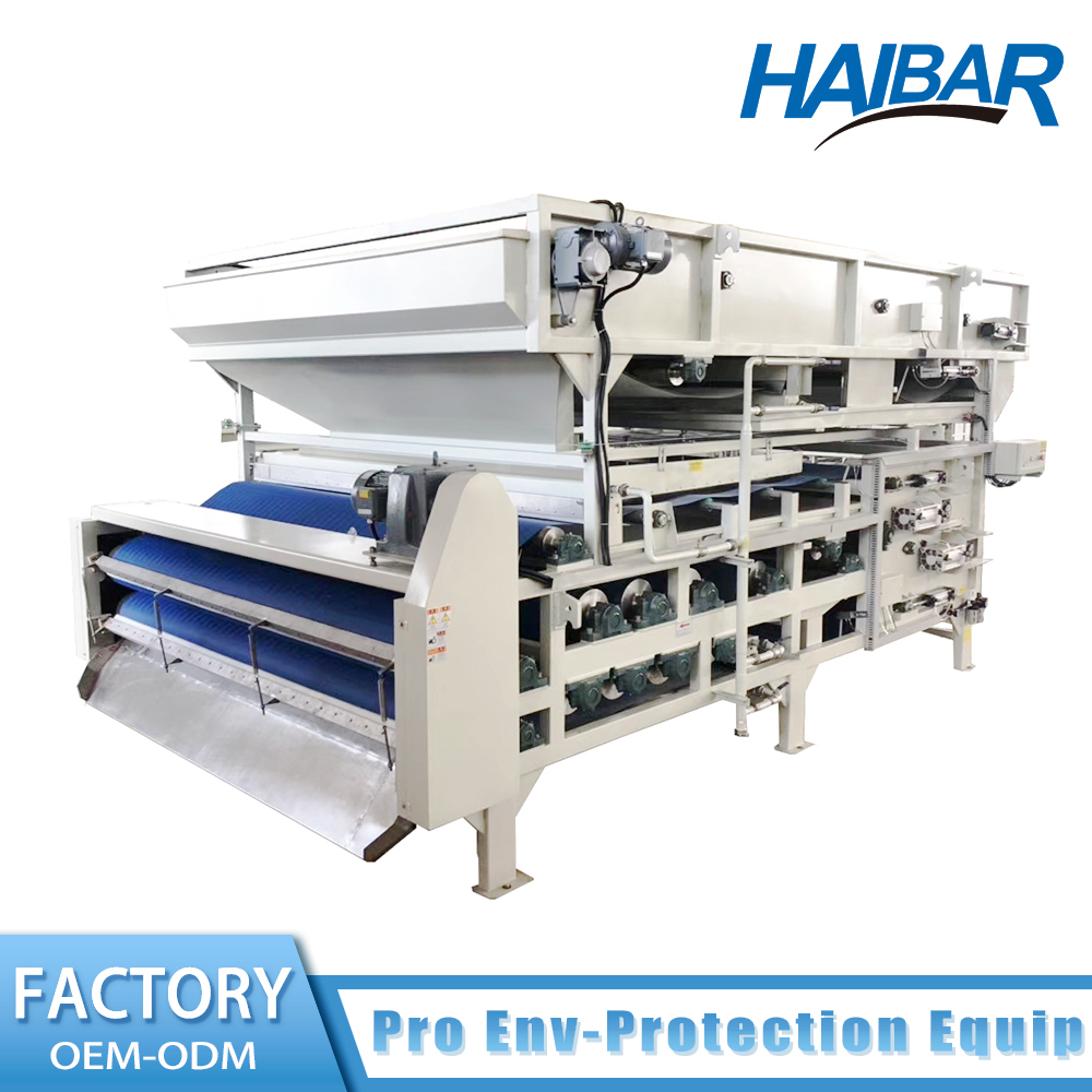 Triple-Belt Gravitational Thickening Dewatering HTE3-750