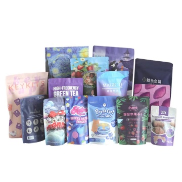 Laminated Stand Up Zipper Coffee Pouch with Custom Logo Printing