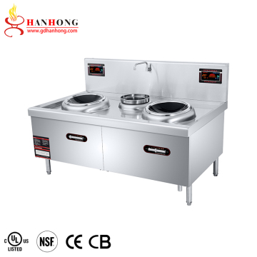 15KW 2 Burner Indukcja kuchenka do restauracji