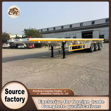 Reboque de contêiner de 3 eixos