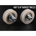 Rodillo para colgar puertas de 48 mm para ascensores