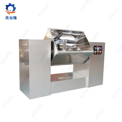 Trough wet mixing machine