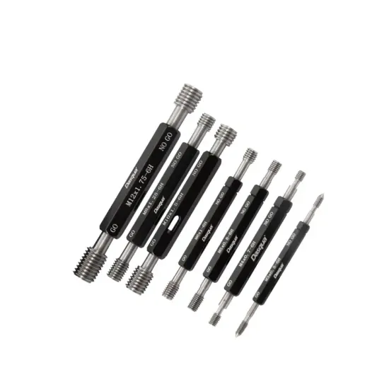 Dasqua 7PCS Thread Plug Go No Go Gauge Set - Measuring Tool