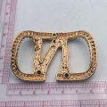 سگک کفش فلزی Gold Dragon