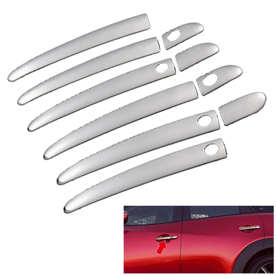Chrome Trim Car Handle Cover for Mazda CX-3 2015 Exterior Accessories