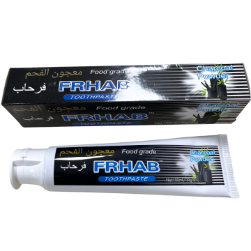 Pure Charcoal Food Grade Frhab Toothpaste