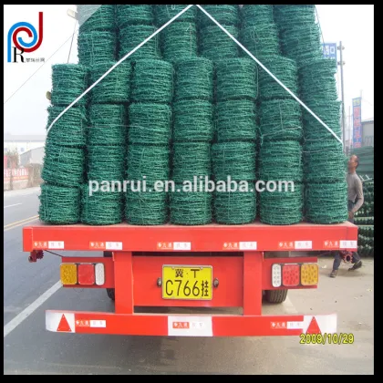 IOWA Powder Coating Barbed Wire For Road