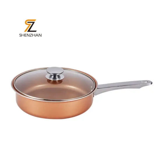 High-Quality Non-Stick Skillets and Custom Cookware with Tempered Glass Lids