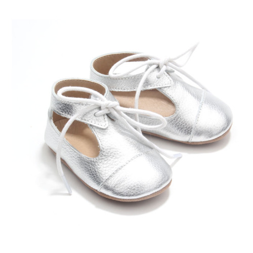 Mary Jane Wholesale Zapatos de bebé de cuero Calzado de bebé