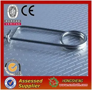 Unique wire forming torsion spring